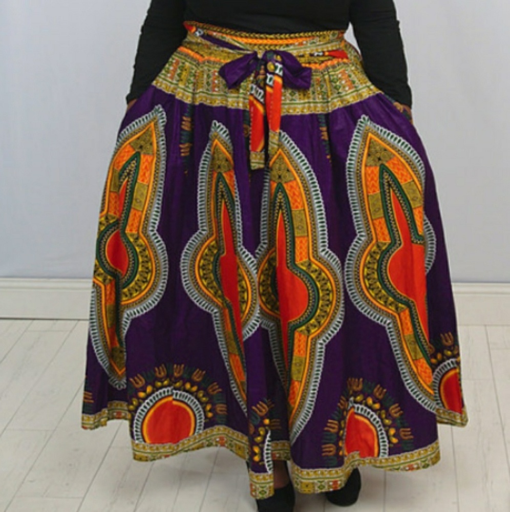 Dashiki Swing Maxi Skirts PLUS SIZES - Firm Offer